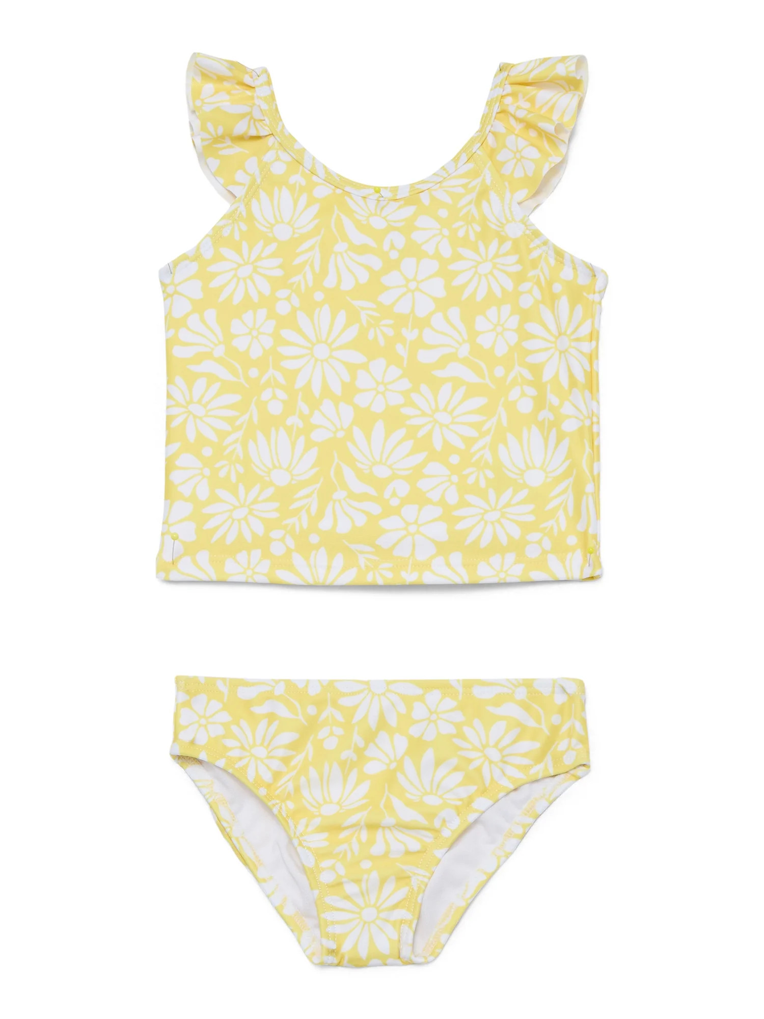 Wonder Nation Toddler Girl Tankini Swimsuit, 2-Piece, Sizes 12M-5T | Walmart (US)