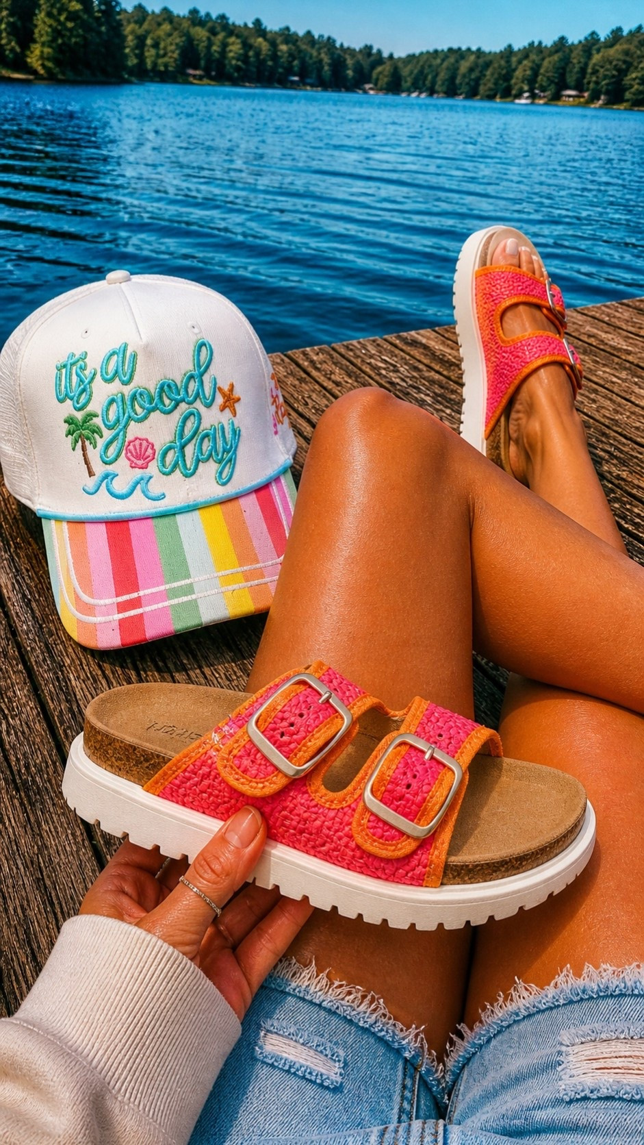 If you’re ready for Lake season, let me get you ready with sandals, hats, bags, towels, all the things click the link

#LTKmomlife #LTKgrwm #LTKdayinmylife