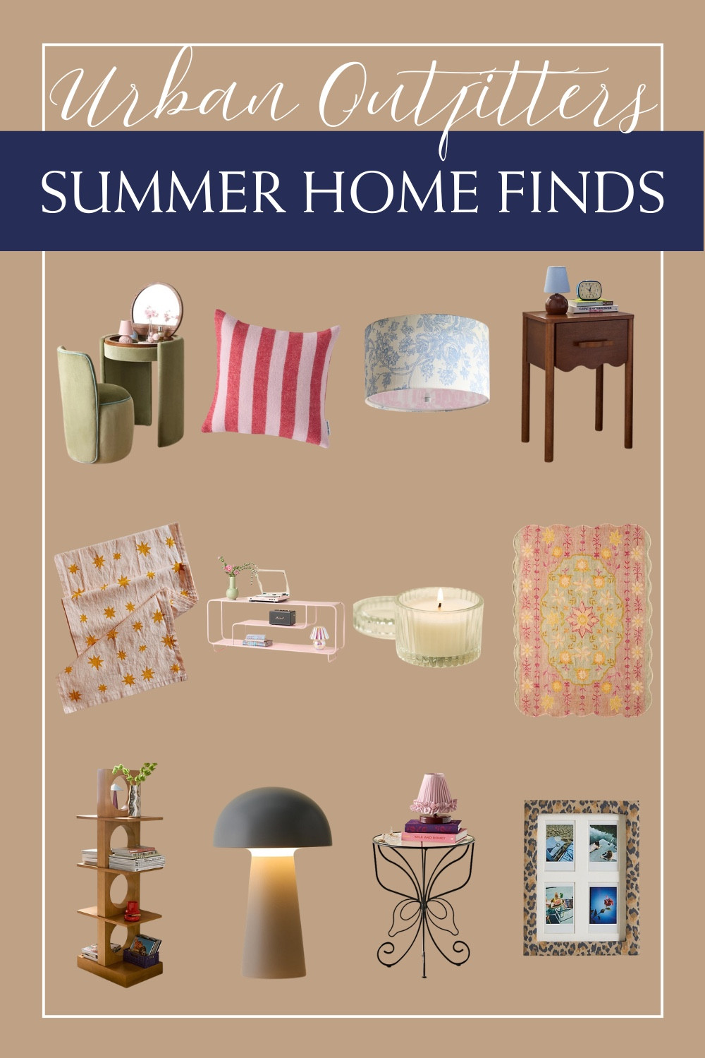 Check out these new and trending home finds from @urbanoutfitters to brighten up your summer spaces! ☀️🍉⛱️🌊🐚

#LTKHome #LTKSeasonal #LTKSaleAlert