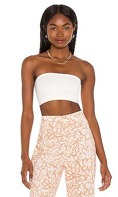 Free People Nina Bandeau Top in Ivory from Revolve.com | Revolve Clothing (Global)