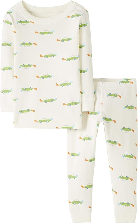 Moon and Back by Hanna Andersson Kids' 2 Piece Long Sleeve Pajama Set | Amazon (US)