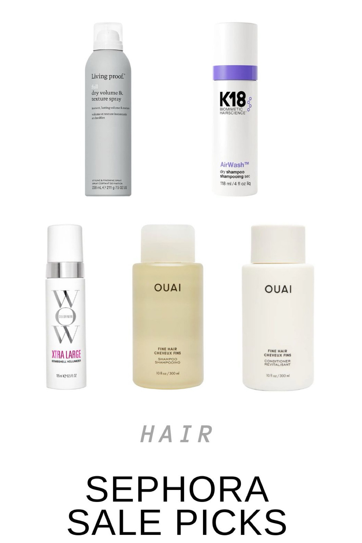 Sephora sale starts on Friday!! Here are my hair favorites. #sephorasale #sephoramakeup #haircare #ouai #k18

#LTKfindsunder100 #LTKsalealert #LTKxSephora