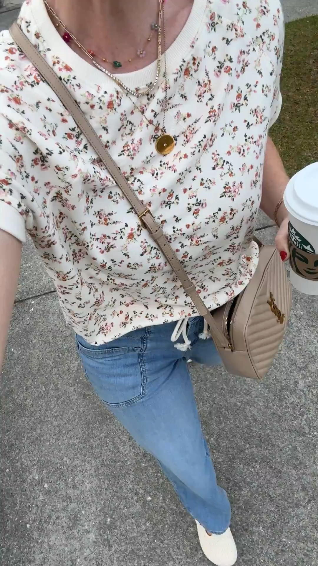 Love this short sleeve sweatshirt in floral print! On sale!

#LTKSaleAlert #LTKmomlife #LTKootd