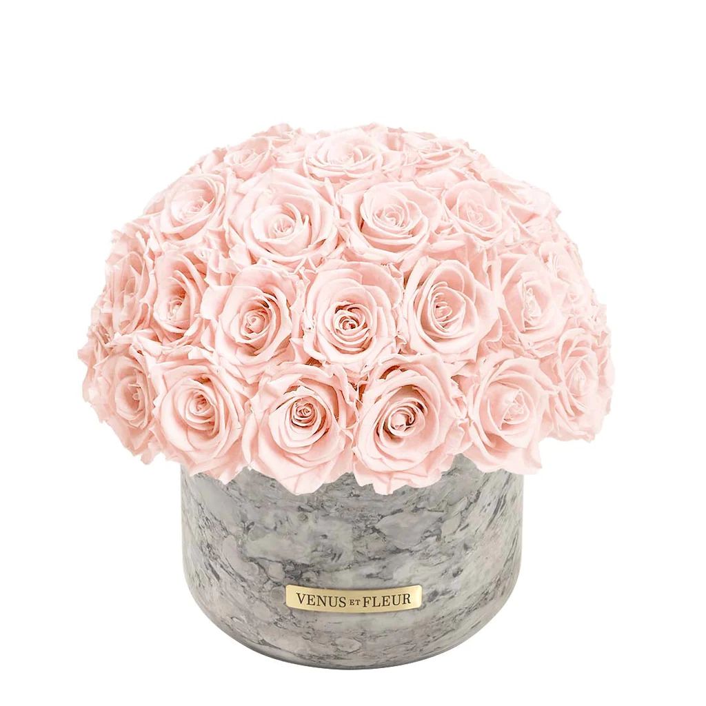 Gia Marble Vase - Preserved Roses - Venus et Fleur | Venus ET Fleur