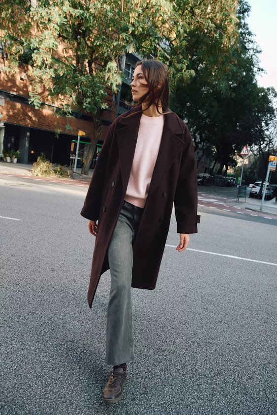 Z1975 STRAIGHT HIGH-WAIST CROSS-OVER WAIST JEANS | Zara UK