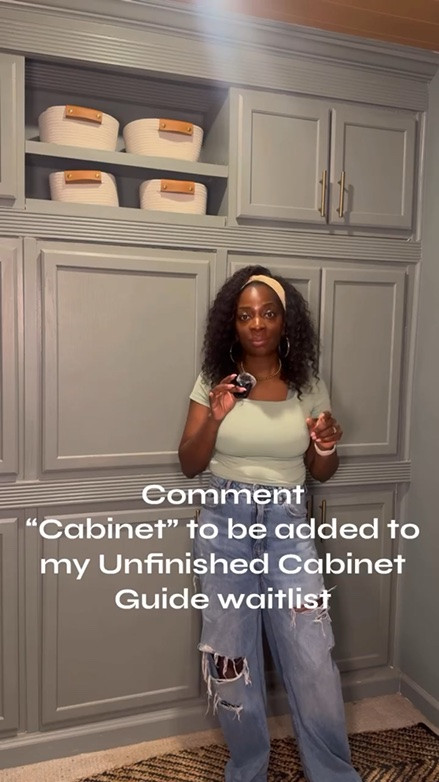 📌 Save this post if you are short on storage or pantry space! One of the most asked questions for any of my cabinet projects is how much they cost and what do I keep in them. Well, I’m answering both! Sharing whats inside today, and the cost breakdown tomorrow. Comment “Cabinet” to be added to my unfinished cabinet guide waitlist if you are thinking of adding some to your home!