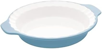KitchenAid Pie Plate Vitrified Stoneware, 10.83in 12.52in 2.17in, Blue Velvet | Amazon (US)