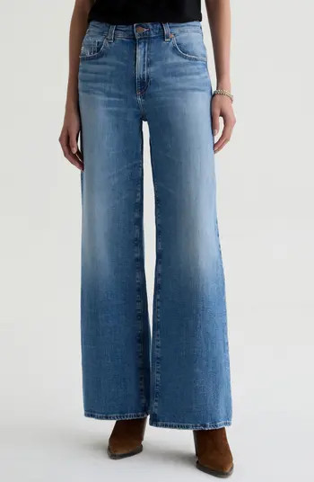 Saige Mid Rise Wide Leg Jeans | Nordstrom