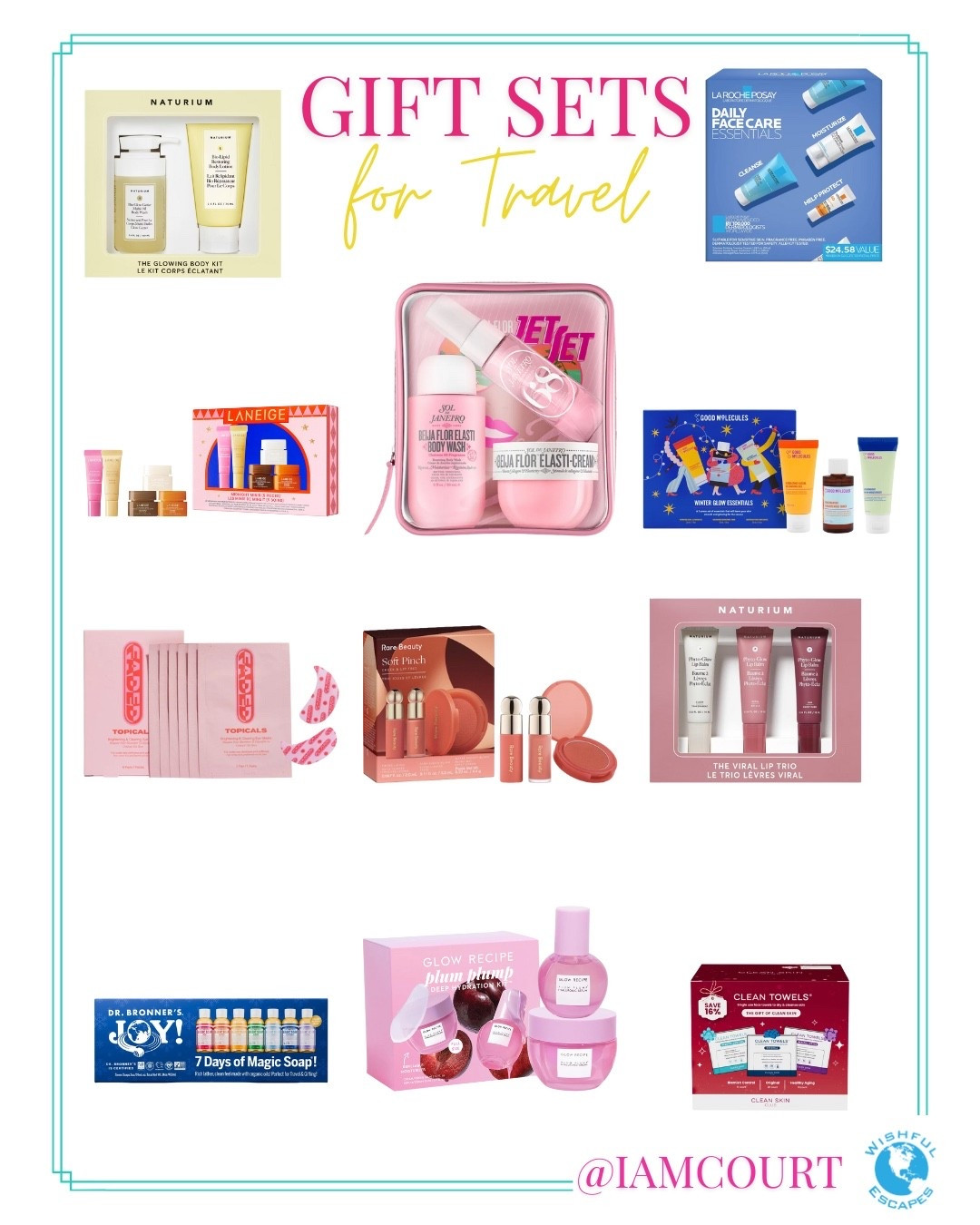 The holidays are a great time to stock up on your favorite beauty products because all the gift sets drop. Perfect for restocking your stash or grabbing minis for your next trip.

Naturium, Laneige, Topicals, Dr. Bonners; Glow Recipe, Clean Towels

#LTKFindsUnder50 #LTKGiftGuide #LTKTravel