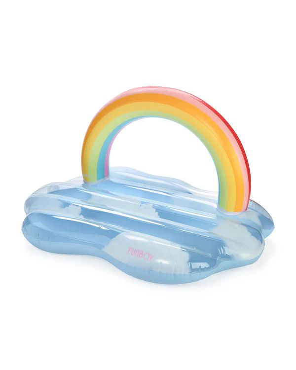 Rainbow Cloud Daybed Pool Lounger | FUNBOY