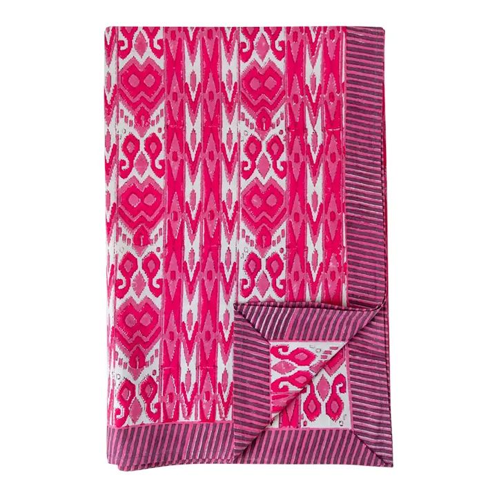 Furbish Poppy Tablecloth, 60" x 90" | Chairish