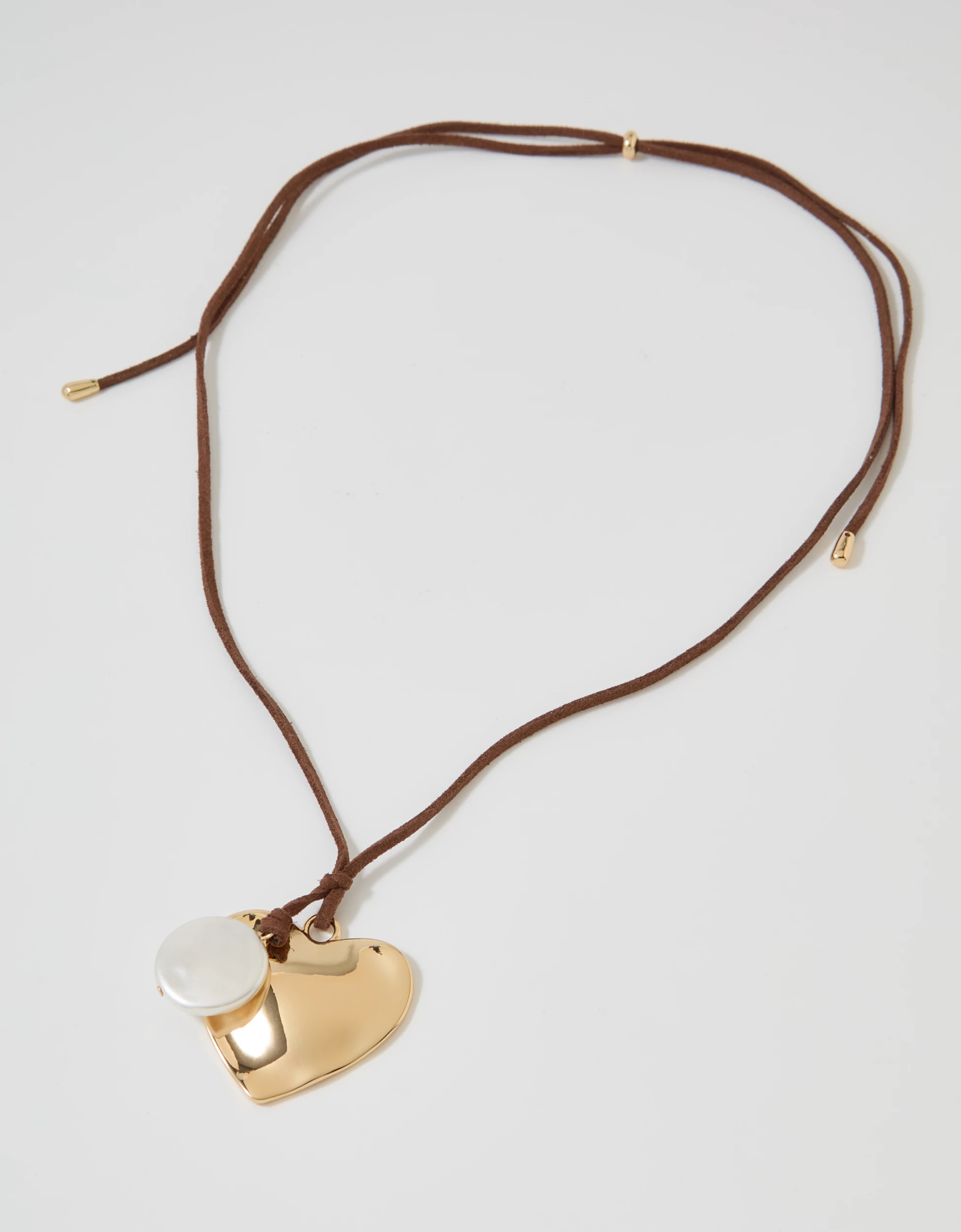 Aerie Suede Long Pendant Necklace | Aerie