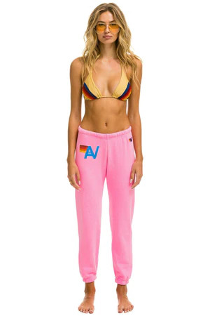 LOGO SWEATPANTS - NEON PINK | Aviator Nation