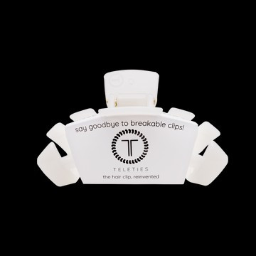 Coconut White Medium Hair Clip | TELETIES