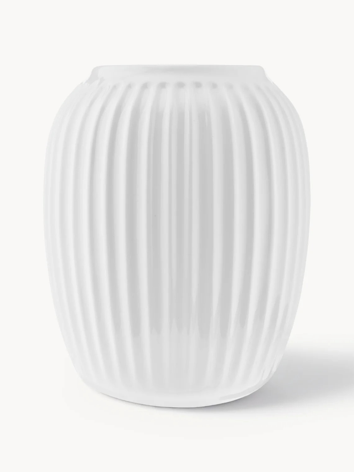Handgefertigte Porzellan-Vase Hammershøi, H 20 cm | Westwing EU