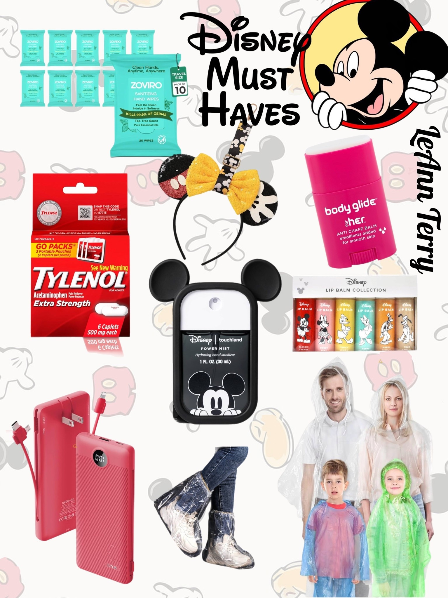 ✨Disney Day Must-Haves✨
Headed to the parks? Don’t forget these essentials to keep your day magical ✨🖤 From ponchos for those surprise showers 🌧️ to lip balm &amp; sanitizer to stay fresh, these little lifesavers make all the difference! 🎢🎉

👉 Save this list before your next trip! #DisneyMustHaves #DisneyParks #LTKtravel #LTKmusthaves #DisneyTips
