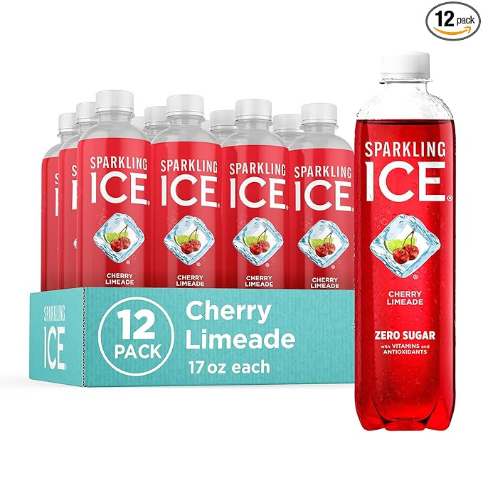 Sparkling Ice, Cherry Limeade Sparkling Water, Zero Sugar Flavored Water, with Vitamins and Antio... | Amazon (US)