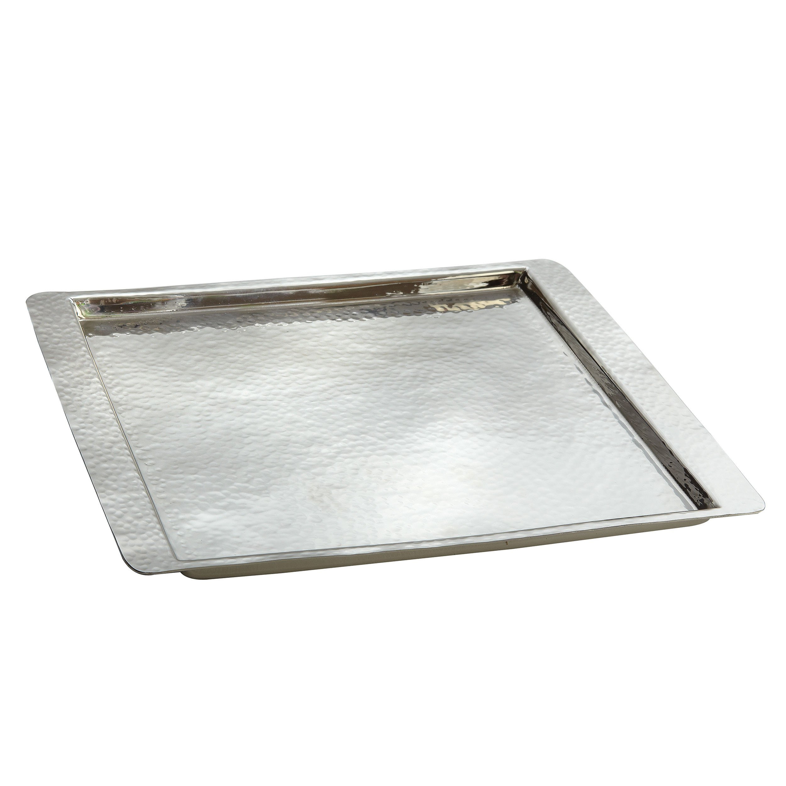 Elegance Square Tray, 11 by 10-Inch, Silver | Amazon (US)