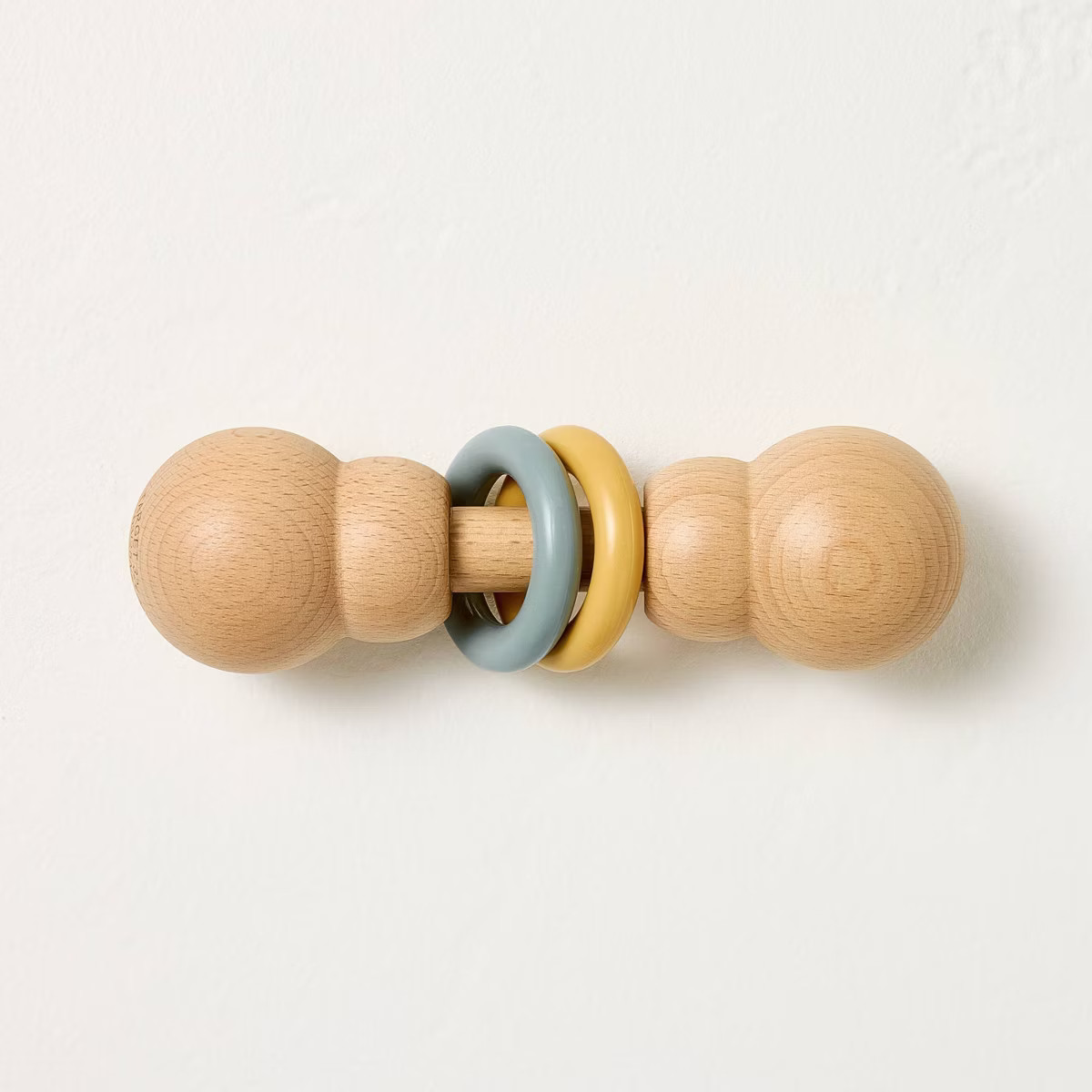 Wooden Rattle Blue/Yellow - Hearth & Hand™ with Magnolia | Target