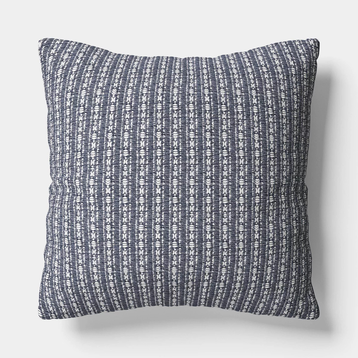 Oversized Square Reversible Matelasse Stripe Pillow blue - Threshold™ | Target