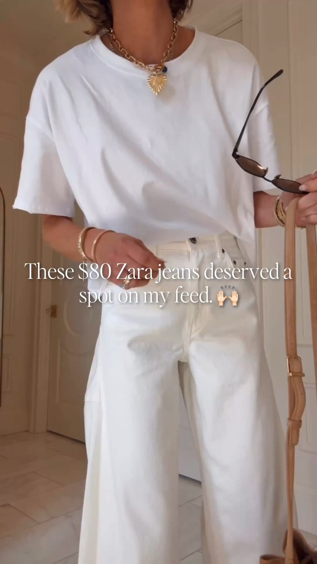 Love these Zara jeans! Under $100 and look like the mother barrel jeans . Of in between sizes size up