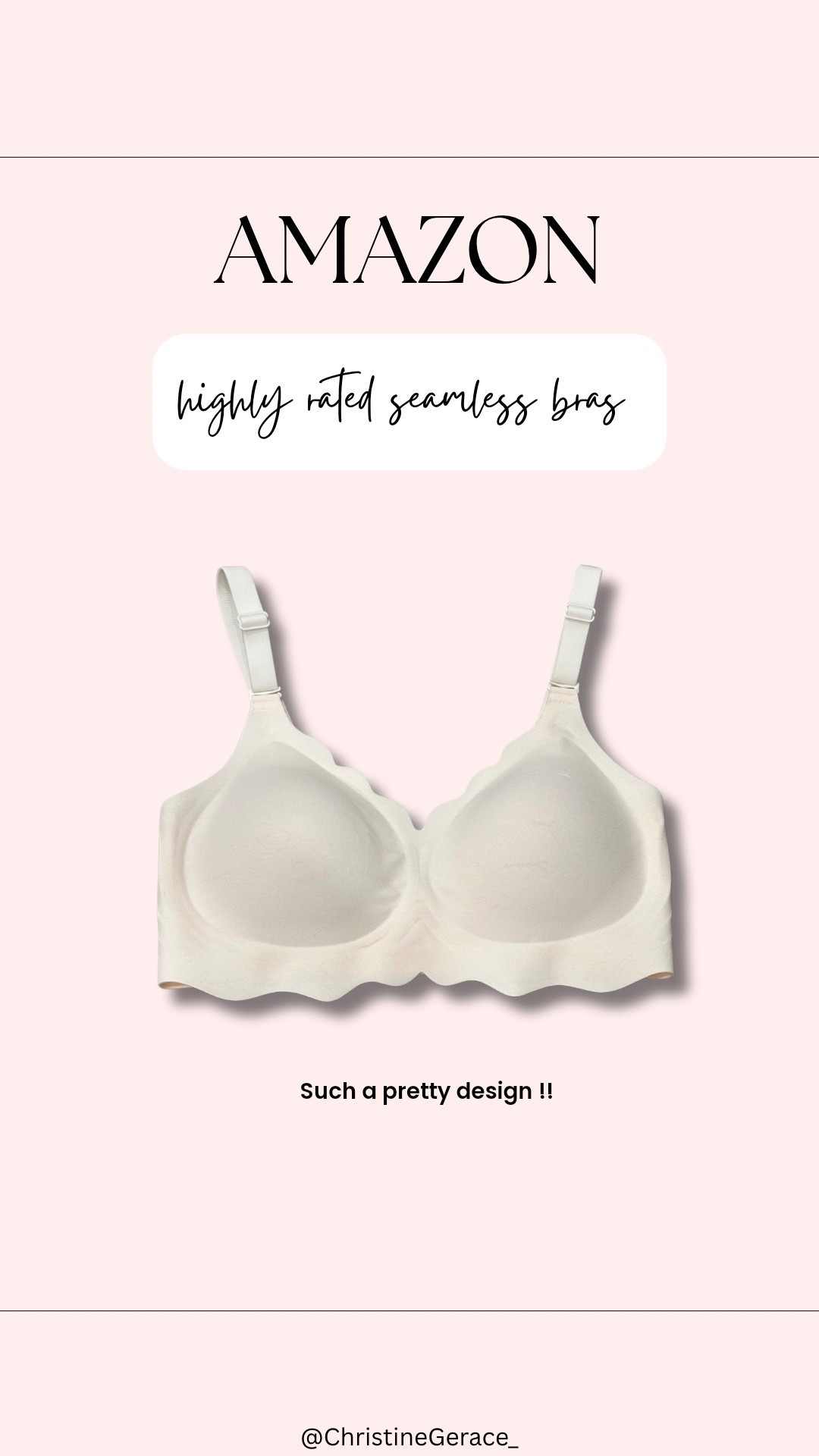 Scalloped convertible seamless bra. I love the design of this one 

#LTKSummerEdit #LTKFindsUnder50 #LTKStyleTip