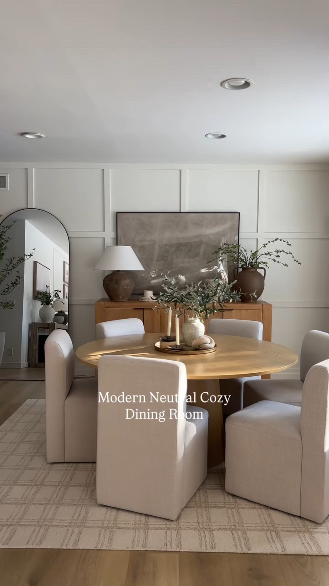Modern neutral cozy dining room inspo ✨

#LTKSeasonal #LTKHome #LTKSaleAlert