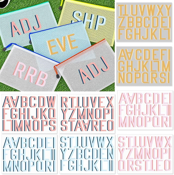 ForraFun 8 Sheet Personalized UV DTF Monogram Sticker,Normal,Soft Neutral | Amazon (US)