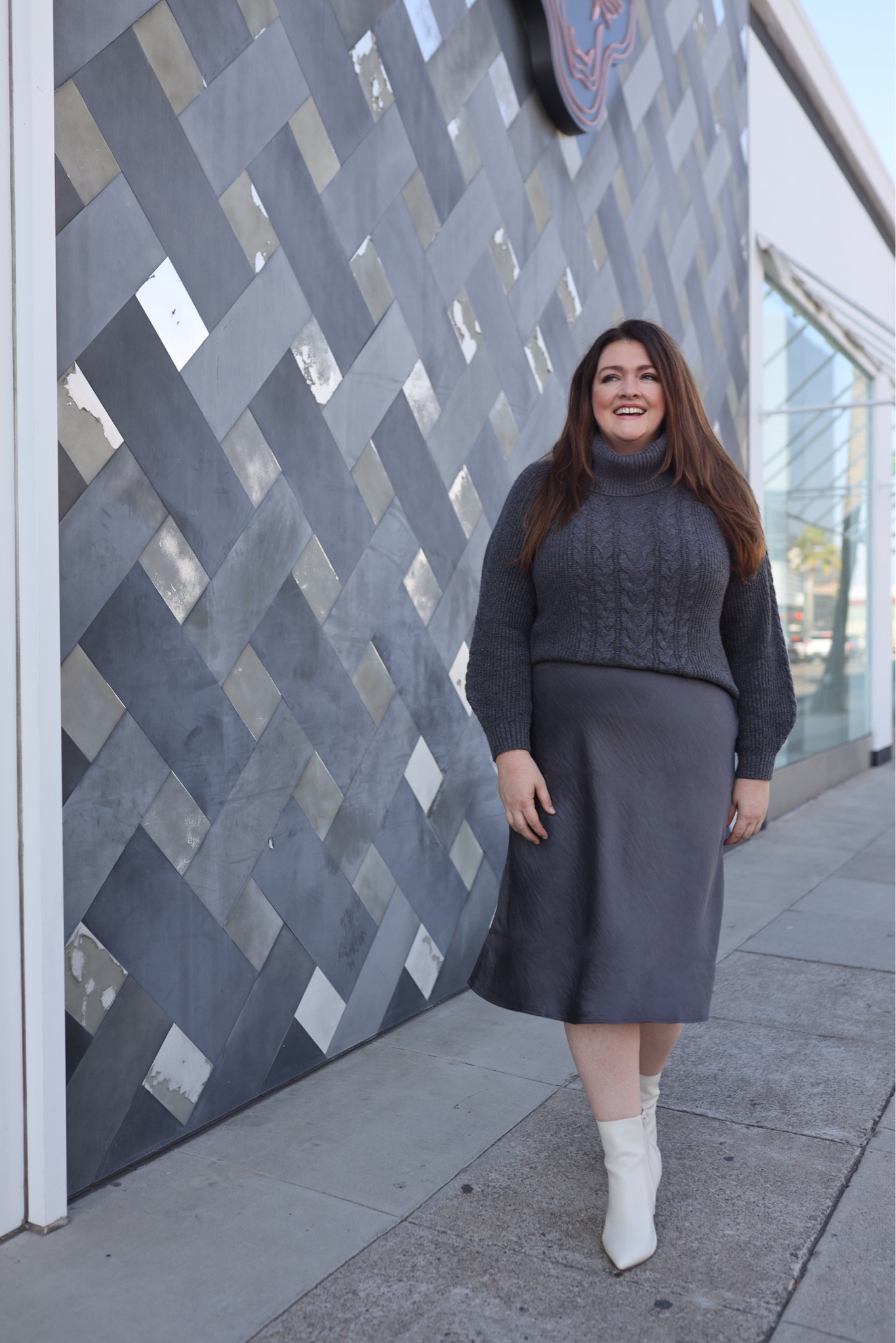 Silk slip skirt plus sizes fall outfit ideas cowl neck sweaters 

#LTKplussize #LTKfindsunder100 #LTKSeasonal