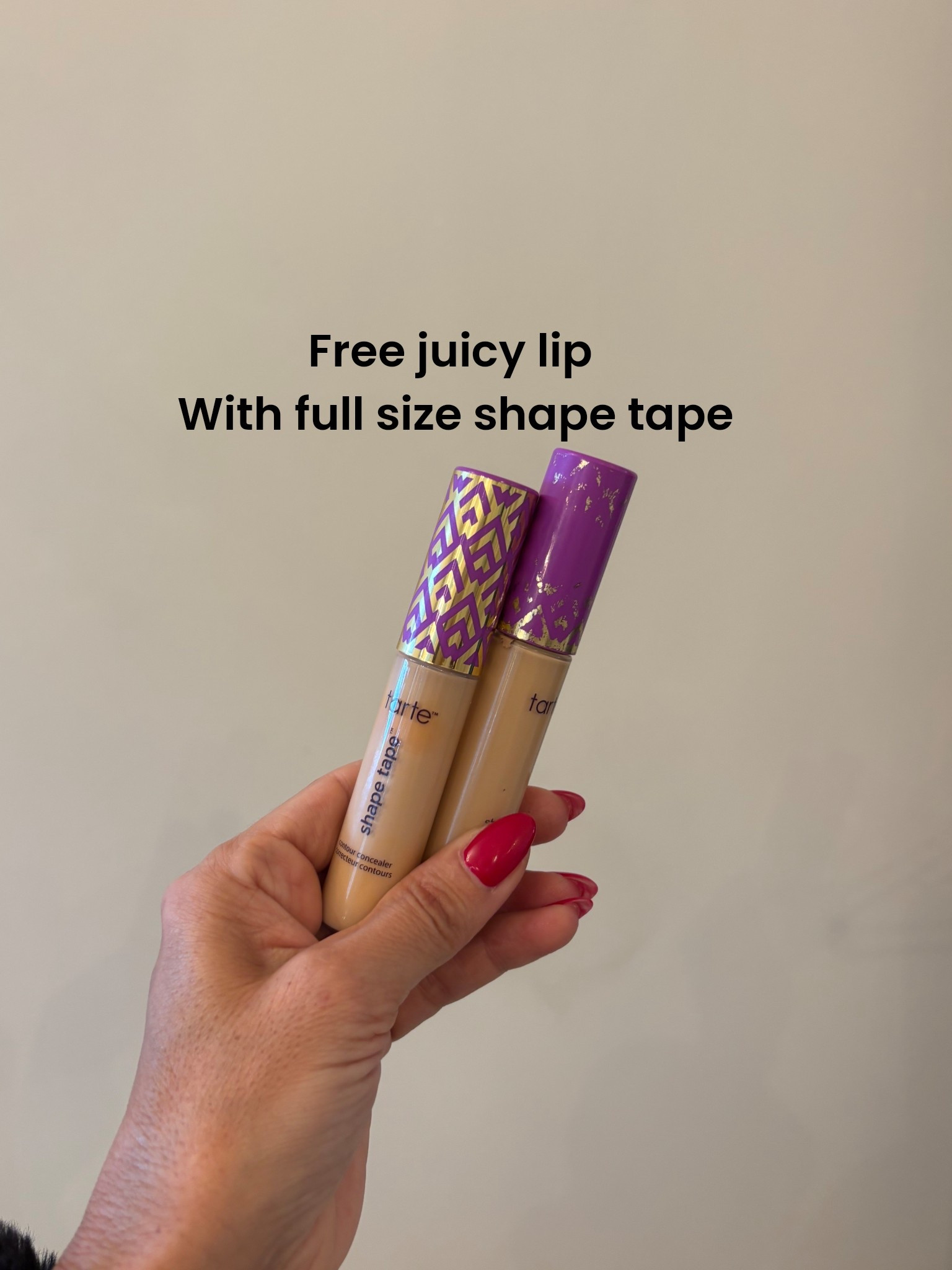 Free Maracuja Juicy Lip Vinyl in Hibiscus
with Tarte Shape Tape full size purchase (valid thru 3.27.26 in-store or shipped orders only; pickup and same-day delivery not eligible. While quantities last

#LTKgrwm #LTKBeauty #LTKSpringSale