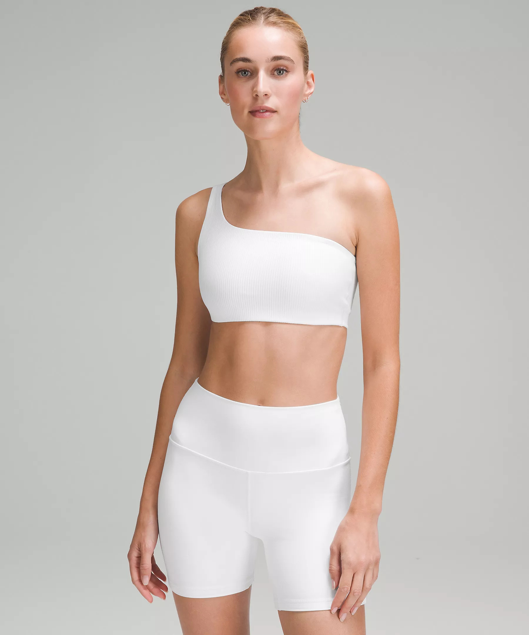 Ribbed Nulu Asymmetrical Yoga Bra | Lululemon (US)