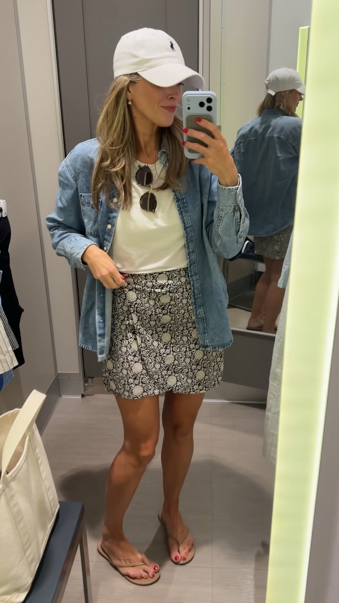 Love the wrap skirt! It’s so light and is perfect for summer!!