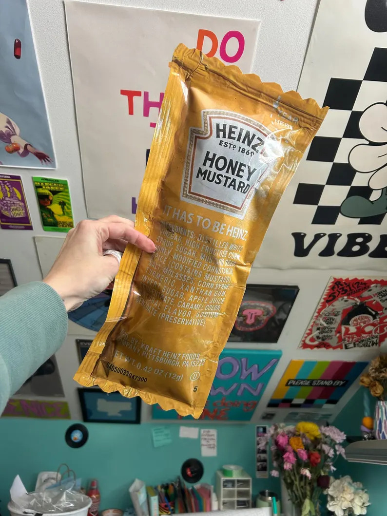 Giant Heinz Honey Mustard Packet Wall Decor! - Etsy | Etsy (Global)