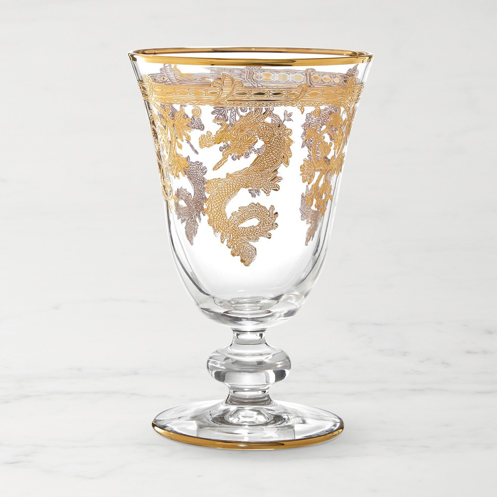 Gold Dragon Goblets, 9-oz, Set of 4 | Williams-Sonoma