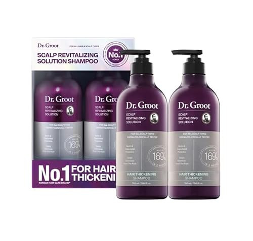 Dr. Groots Scalp Revitalizing Shampoo for Thinning Hair, 23.6 fl oz (2 Pack) – Anti Hair Loss Treatment with Salicylic Acid & Niacinamide – Sulfate Free & pH Balanced | Amazon (US)
