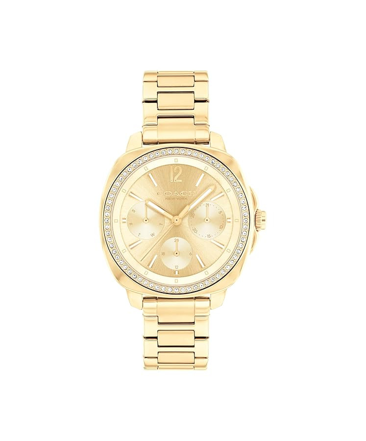 COACH Kitt Women's Quartz Multifunction Watch, Stainless Steel Bracelet, Water-Resistant to 3ATM,... | Amazon (US)