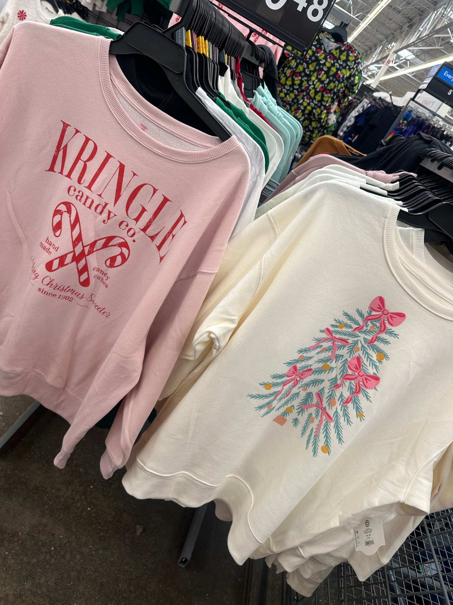 Under $15 Christmas sweatshirts! 