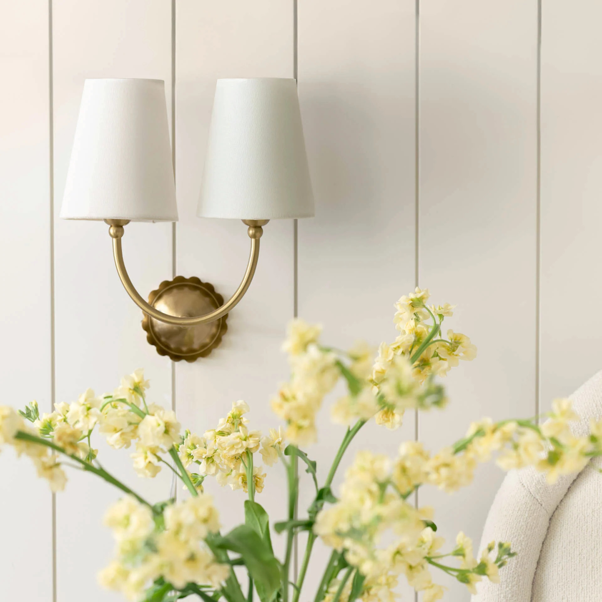 Gemma Antique-Inspired Double Sconce | Magnolia