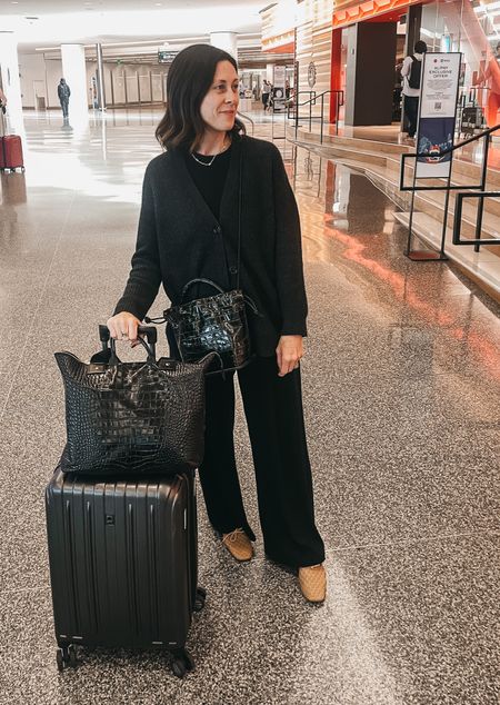 Airport Outfit -
Pants - Vincent James (I always wear these on long flights!) 
Shoes - Jada flat - true size
Sweater - Jenni kayne 
Tote Bag - Clare V
Purse - soon to come from FREDA!
Tank - Sold Out NYC 

#LTKstyletip #LTKshoecrush #LTKtravel