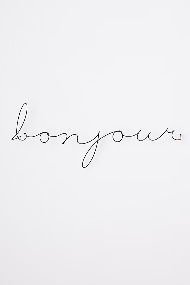 Wire Script Sculpture | Anthropologie (US)