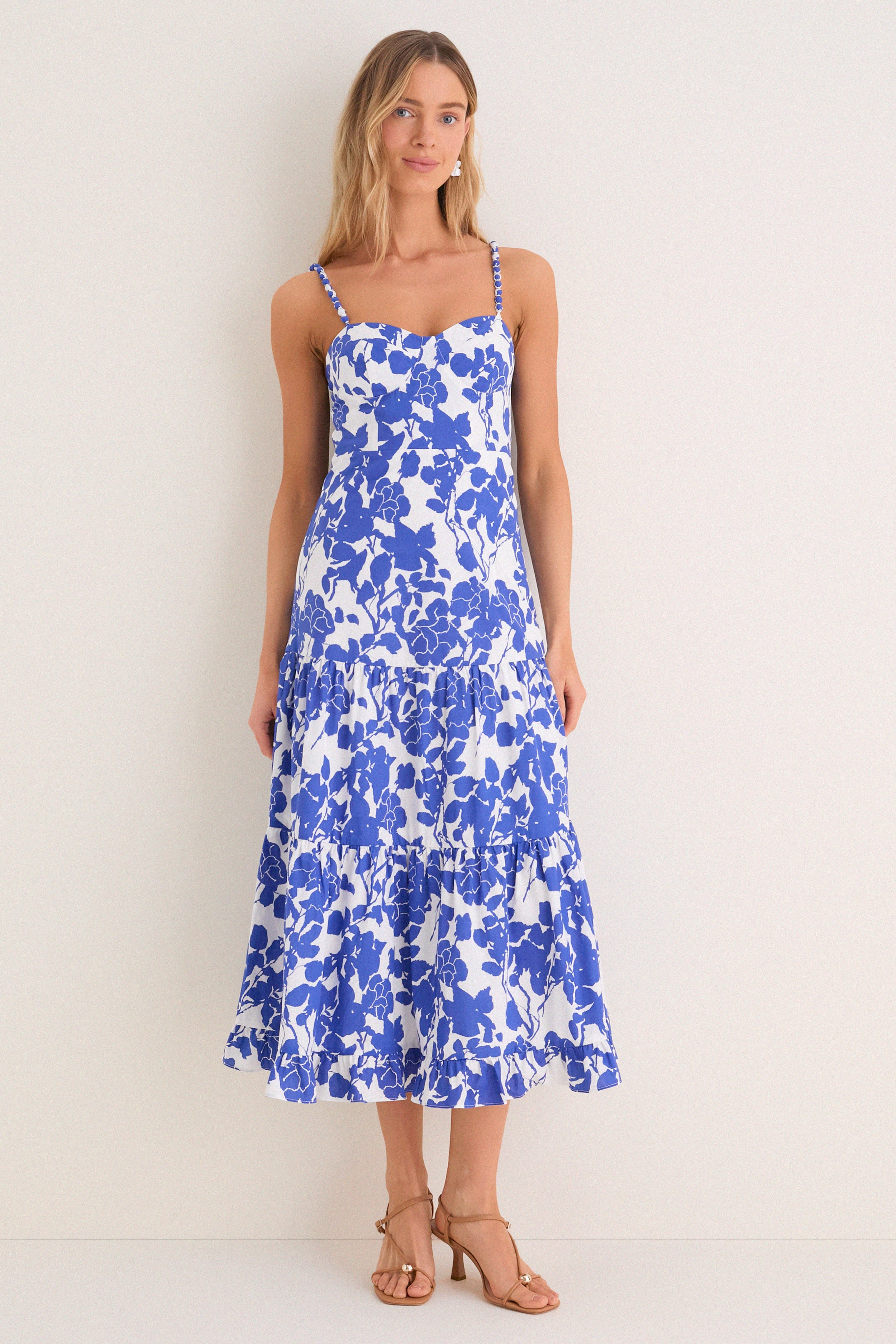 Blue Floral Rachel Maxi Dress | Tuckernuck (US)
