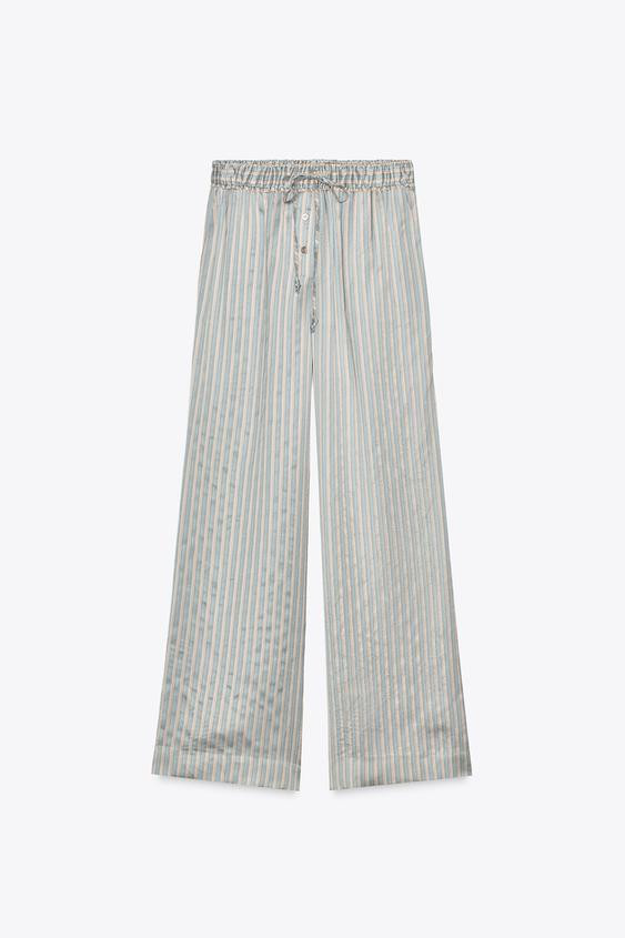 STRIPED PYJAMA TROUSERS ZW COLLECTION | Zara UK