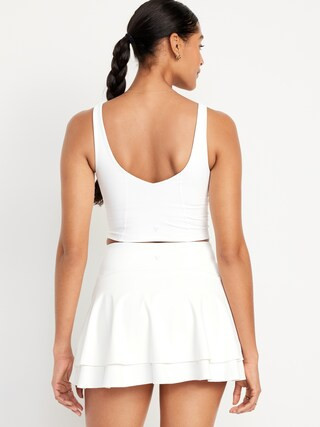 Light Support PowerSoft Longline Sports Bra | Old Navy (US)