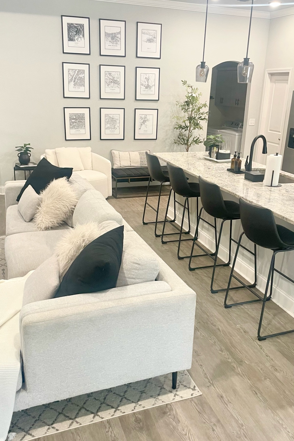 I was able to find black, modern barstools that not only are exactly my style, but super affordable!! 

They did come with brownish/gold stitching, and I sharpied the stitching black because I wanted them ALL black 🖤

& for reference I got them 30 inches tall, but be sure to measure your counter/bartop height

✨follow @corcoran.designs for easy, affordable ways to create an organized, aesthetic home 🤍


Black modern barstools, black bar stools, black counter stools, modern home, modern kitchen decor, modern kitchen styling, modern kitchen inspiration, modern barstools, modern home decor, modern home design, modern home style, minimalist home, minimalist home decor

#blackbarstools #blackcounterstools 
#barstools #modernkitchen #kitchenisland 
#modernhomes #modernhomedesign #moderhnhomestyle #modernhomedecor 
#minimalisthomedecor #minimalisthomedecor

#LTKsalealert #LTKSpringSale #LTKhome

#LTKU #LTKHome #LTKSaleAlert