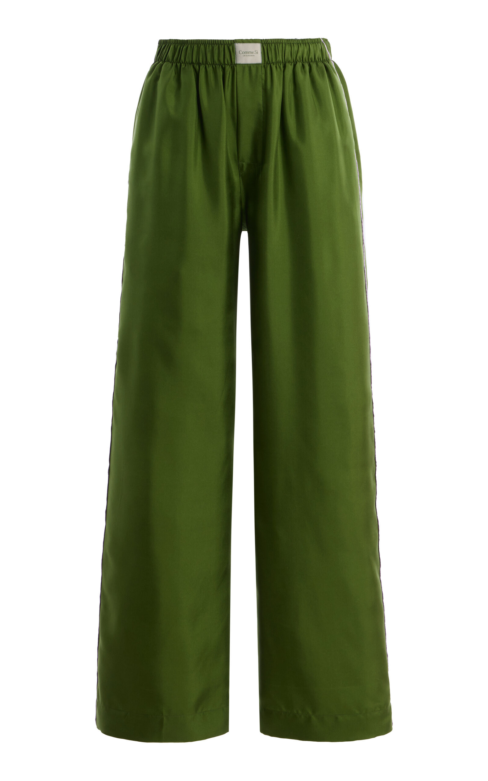 Comme Si La Boxer Alta Silk-Twill Pants - Moda Operandi | Moda Operandi (Global)