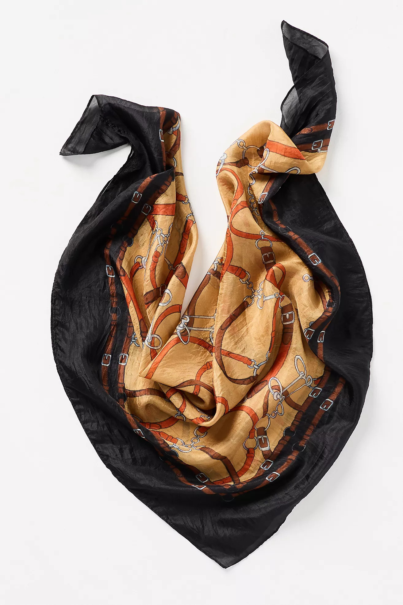 By Anthropologie Large Printed Silk Scarf | Anthropologie (US)