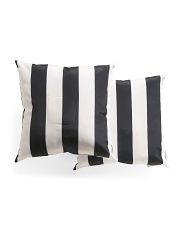 Set Of 2 Outdoor Cabana Striped Pillows | Marshalls