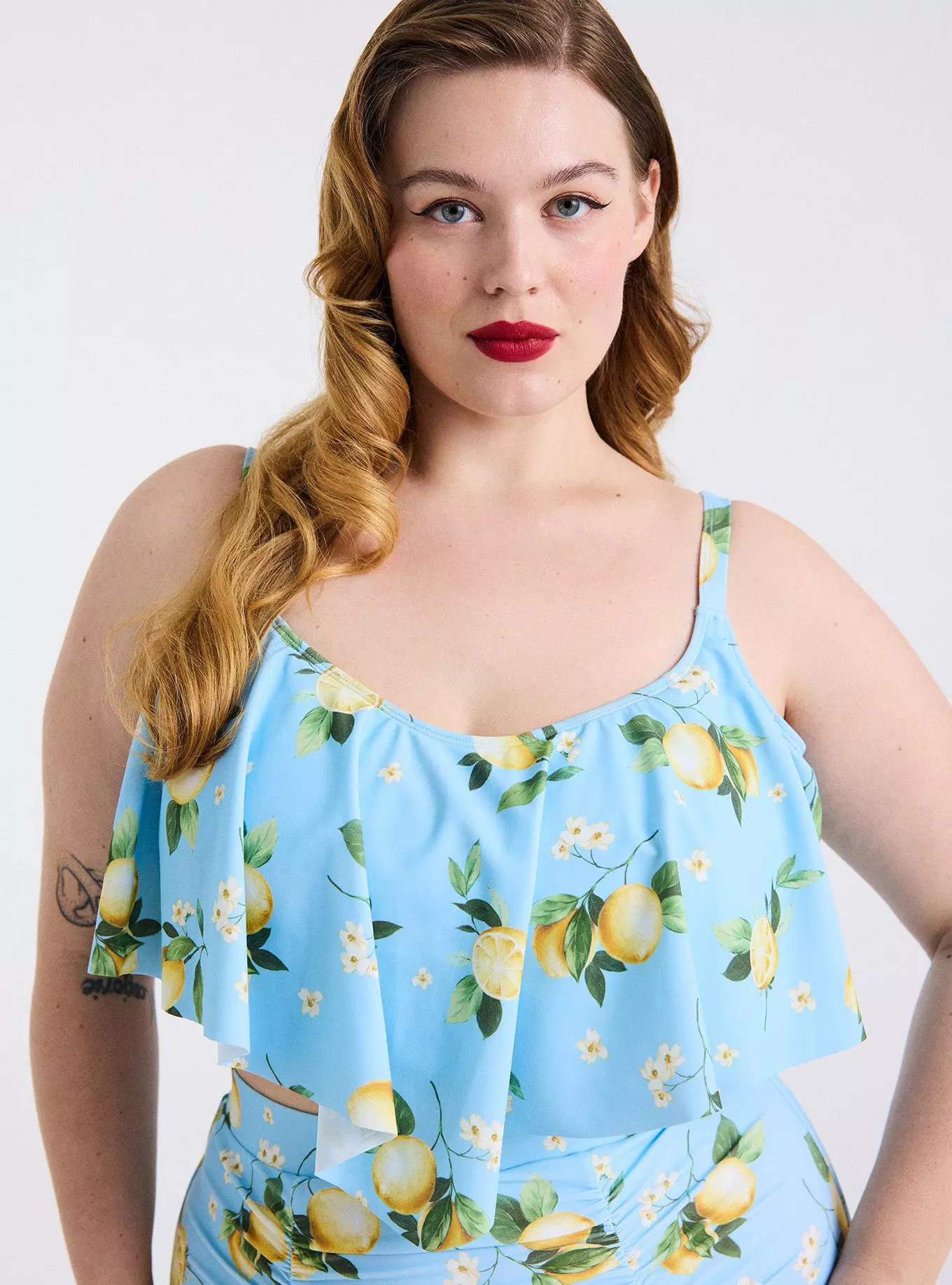 Wireless Flounce Bikini Top | Torrid (US & Canada)