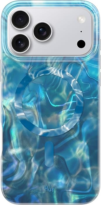 LONLI Hue for iPhone 17 Pro Case - Ocean Waves Shockproof Magnetic Phone Cover - [Compatible with... | Amazon (US)