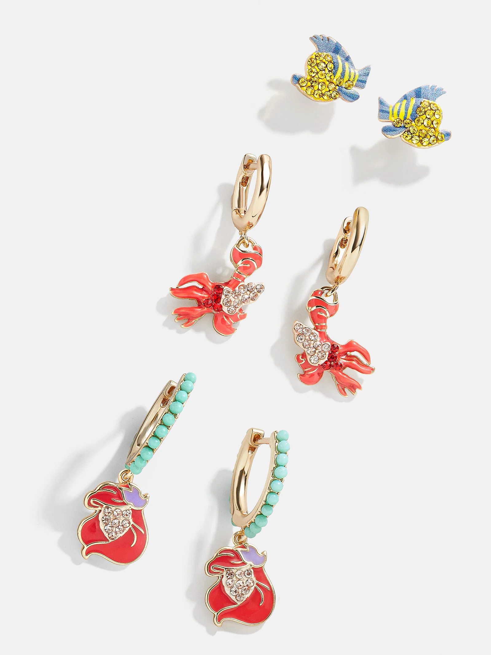 The Little Mermaid Disney Princess Earring Set | BaubleBar (US)